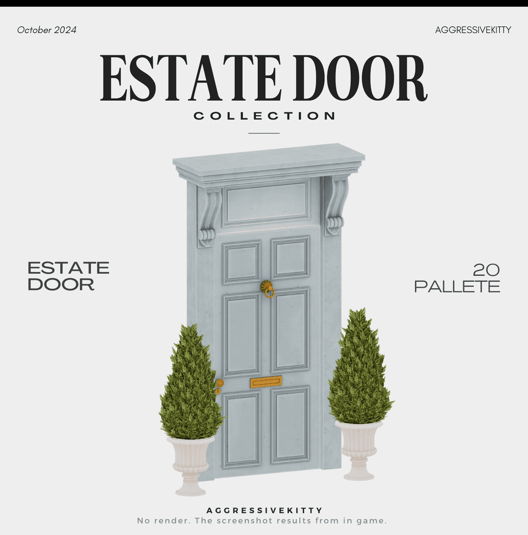 Галерея мода Входная дверь Estate Door #2